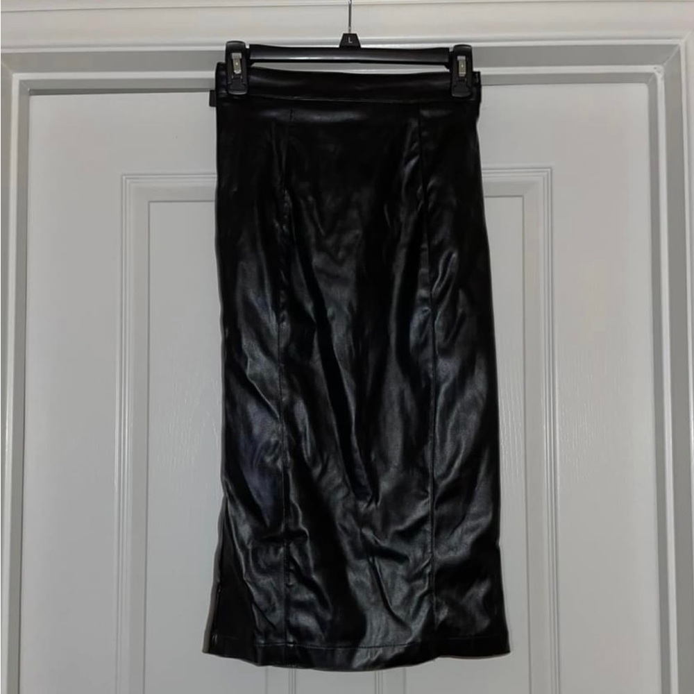 Pinup Couture Faux Leather Skirt MD